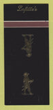 Matchbook Cover - Lafitte's Seattle WA 30 Strk SAMPLE
