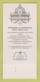 Matchbook Cover - Le Pavillon New Orleans LA Chateaubriand 30 Strk SAMPLE