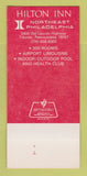 Matchbook Cover Oliver's Twist Restaurant Hilton Trevose PA hotel 30 Strk SAMPLE