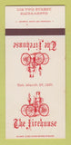 Matchbook Cover - The Firehouse Sacramento CA 30 Strk SAMPLE