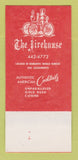 Matchbook Cover - The Firehouse Sacramento CA 30 Strk SAMPLE