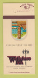 Matchbook Cover - Wellshire Inn Denver Colorado Leo's Place 30 Strk SAMPLE