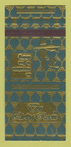 Matchbook Cover - The Living Room Warren ON 30 Strk SAMPLE