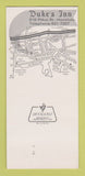 Matchbook Cover - Duke's Inn Honolulu Hawaii Restaurant 30 Strk SAMPLE