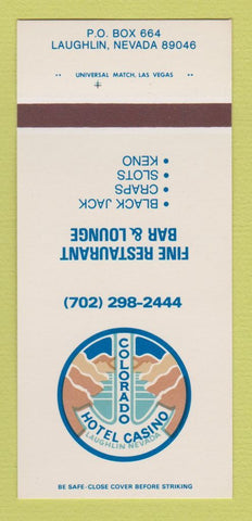 Matchbook Cover - Colorado Hotel Casino Laughlin NV 30 Strk SAMPLE
