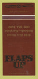 Matchbook Cover - Flaps Up Bethesda MD 30 Strk SAMPLE