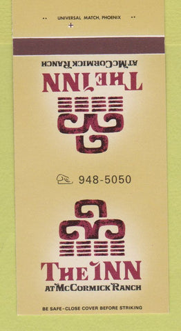 Matchbook Cover - The Inn McCormick Ranch Scottsdale AZ 30 Strk SAMPLE
