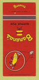 Matchbook Cover - Banana's Supper Pub Ventura CA 30 Strk SAMPLE