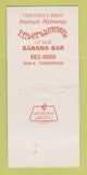 Matchbook Cover - Banana's Supper Pub Ventura CA 30 Strk SAMPLE