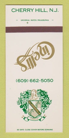 Matchbook Cover - Cinelli's Cherry Hill NJ Seafood 30 Strk SAMPLE