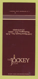 Matchbook Cover - Jockey Club Washington DC 30 Strk SAMPLE