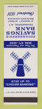 Matchbook Cover - Poughkeepsie Savings Bank NY SAMPLE