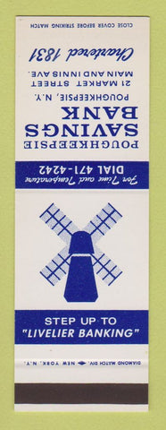 Matchbook Cover - Poughkeepsie Savings Bank NY SAMPLE