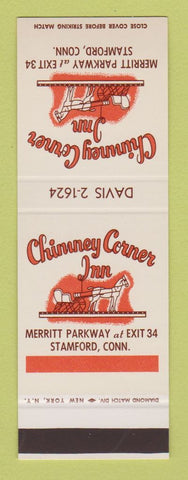 Matchbook Cover - Chimney Corner Inn Stamford CT SAMPLE