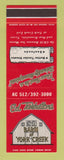 Matchbook Cover - Ed Tarbutton's Barn at York Creek New Braunfels TX SAMPLE