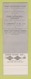 Matchbook Cover - Tharp Sontheimer Funeral Home New Orleans LA SAMPLE
