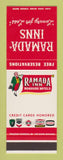 Matchbook Cover - Ramada Inns SAMPLE