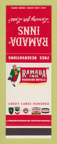Matchbook Cover - Ramada Inns SAMPLE