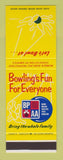 Matchbook Cover - BPAA Bowling Association  SAMPLE