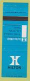 Matchbook Cover - Hilton Hotel Maui Hawaii SAMPLE