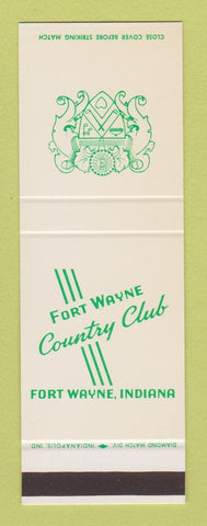 Matchbook Cover - Fort Wayne Country Club IN SAMPLE