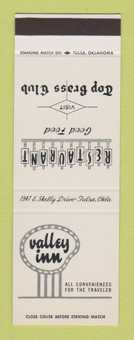 Matchbook Cover - Valley Inn Restaurant Tulsa OK SAMPLE