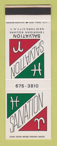 Matchbook Cover - Salvation New York City SAMPLE