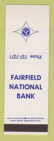 Matchbook Cover - Fairfield National Bank  SAMPLE