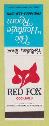 Matchbook Cover - Holiday Inn Red Fox Cocktails Atlanta GA Six Flags SAMPLE