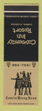 Matchbook Cover - Causeway Inn Resort Tampa FL SAMPLE