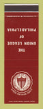 Matchbook Cover - Union League of Philadelphia PA SAMPLE