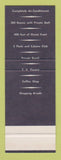 Matchbook Cover - Casablanca Hotel Miami Beach FL SAMPLE