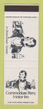 Matchbook Cover - Commodore Perry Motor Inn Toledo OH SAMPLE