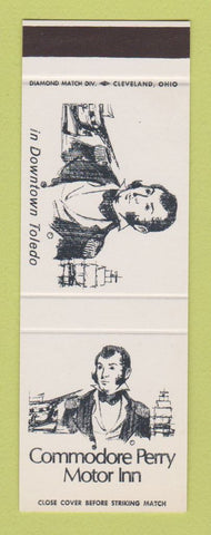 Matchbook Cover - Commodore Perry Motor Inn Toledo OH SAMPLE