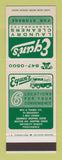 Matchbook Cover - Egan's Laundry Cleaners Providence RI SAMPLE