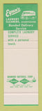 Matchbook Cover - Egan's Laundry Cleaners Providence RI SAMPLE