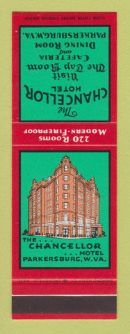 Matchbook Cover - Chancellor Hotel Parkersburg WV SAMPLE