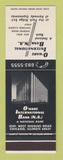 Matchbook Cover - O'Hare International Bank Chicago IL SAMPLE