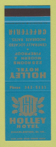 Matchbook Cover - Holley Hotel Charleston WV SAMPLE