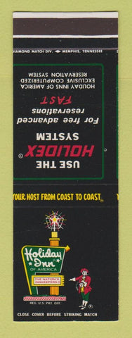 Matchbook Cover - Holiday Inn Tupelo MS MISCUT SAMPLE