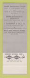 Matchbook Cover - Tharp Sontheimer Funeral Home New Orleans LA SAMPLE