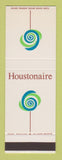 Matchbook Cover - Houstonaire Houston TX SAMPLE