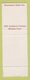 Matchbook Cover - Houstonaire Houston TX SAMPLE