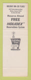 Matchbook Cover - Holiday Inn Red Fox Cocktails Atlanta GA Six Flags SAMPLE
