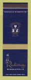 Matchbook Cover - Radisson Hotel Minneapolis MN SAMPLE