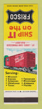 Matchbook Cover - Frisco Railroad SAMPLE