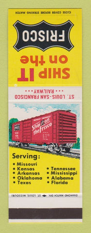 Matchbook Cover - Frisco Railroad SAMPLE