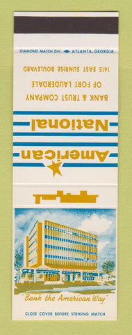 Matchbook Cover - American National Bank Fort Lauderdale FL SAMPLE