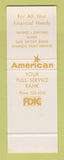 Matchbook Cover - American National Bank Fort Lauderdale FL SAMPLE