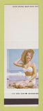 Matchbook Cover - Diamond pinup BLANK MISCUT SAMPLE
